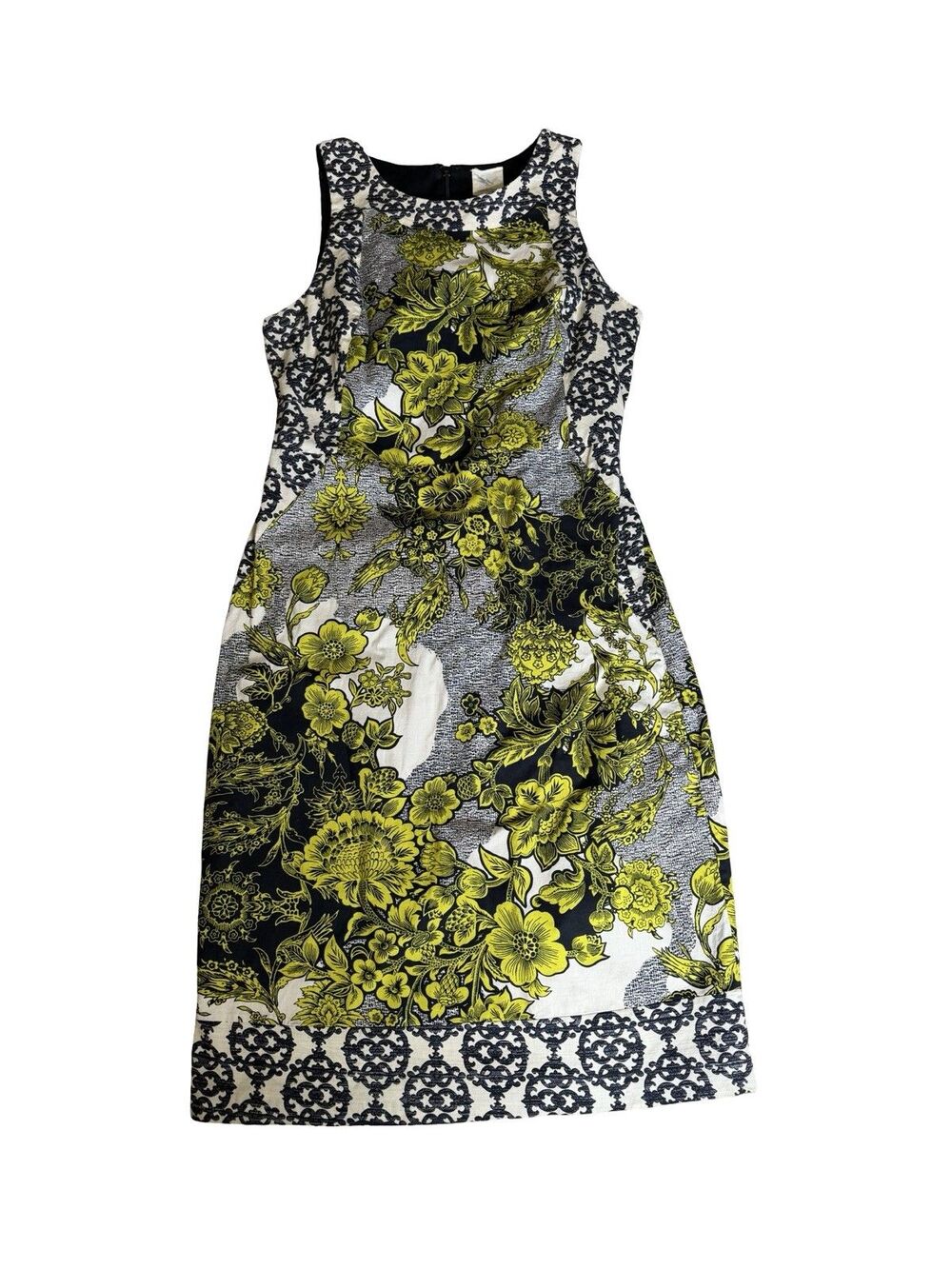 Anthropologie Weston Wear Made In San Francisco Graphic Print Sleeveless Dress 4